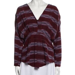 See By Chloé 100% Silk Print Top